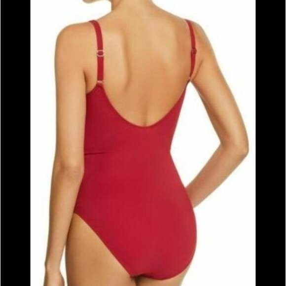 Profile by Gottex Grommet Lace Up Detail One-Piece Swimsuit - Picture 4 of 11